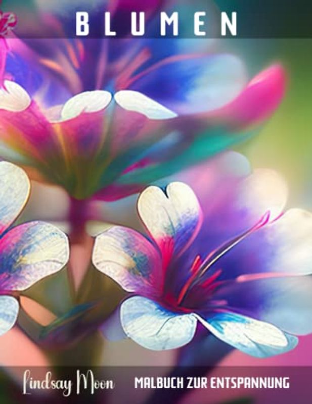Blumen Malbuch zur Entspannung: 50 Faszinierende Motive von Blumen für Kreativität, zur Entspannung und Stressabbau