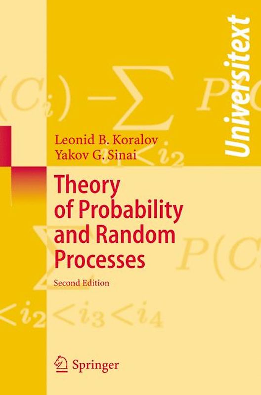 Theory of Probability and Random Processes