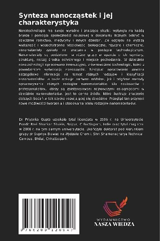 Synteza nanocz¿stek i jej charakterystyka