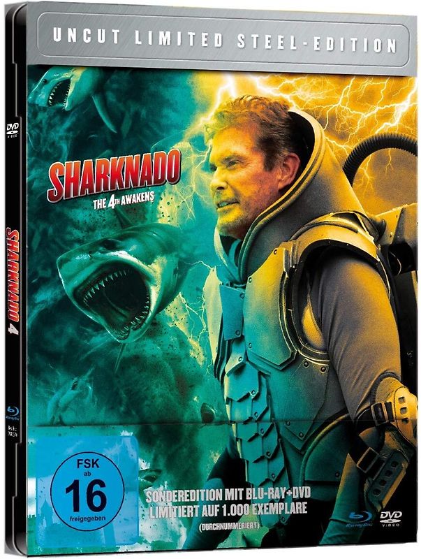 Sharknado 4: The 4th Awakens [Limited Steelbook Edition, inkl. DVD] Blu-ray Disc