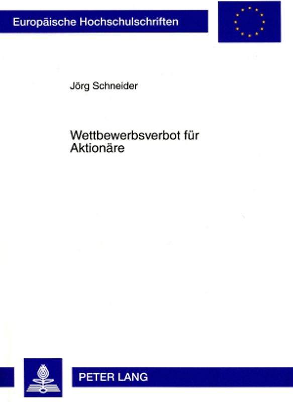 Wettbewerbsverbot für Aktionäre