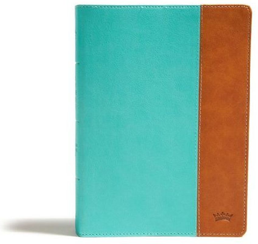 CSB Tony Evans Study Bible, Teal/Earth Leathertouch, Indexed