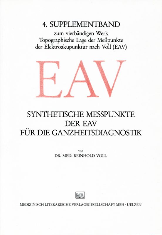 Topographische Lage der Messpunkte der Elektroakupunktur / 4. Supplementband