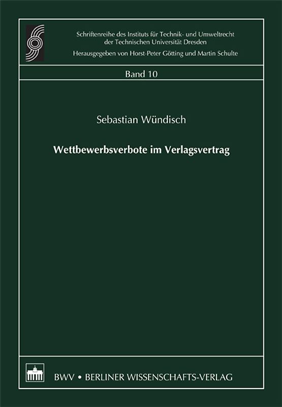 Wettbewerbsverbote im Verlagsvertrag
