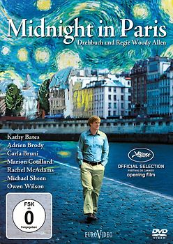 Midnight in Paris DVD