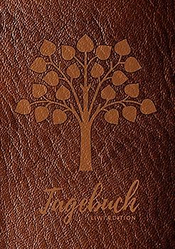 Tagebuch für Männer und Frauen - A5 liniert - 100 Seiten 90g/m² - Soft Cover Lebensbaum braun - FSC Papier: Diary - A5 - Paperback