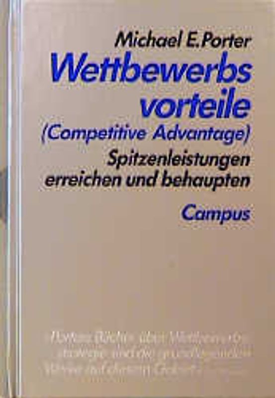 Wettbewerbsvorteile (Competitive Advantage)