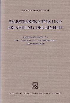 Selbsterkenntnis und Erfahrung der Einheit