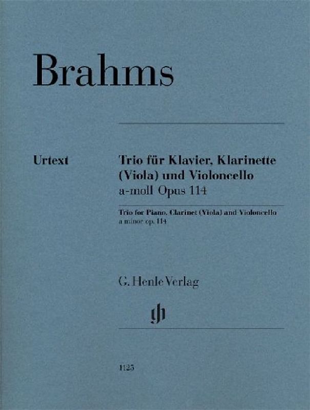 Trio für Klavier, Klarinette (Viola) und Violoncello a-moll op. 114