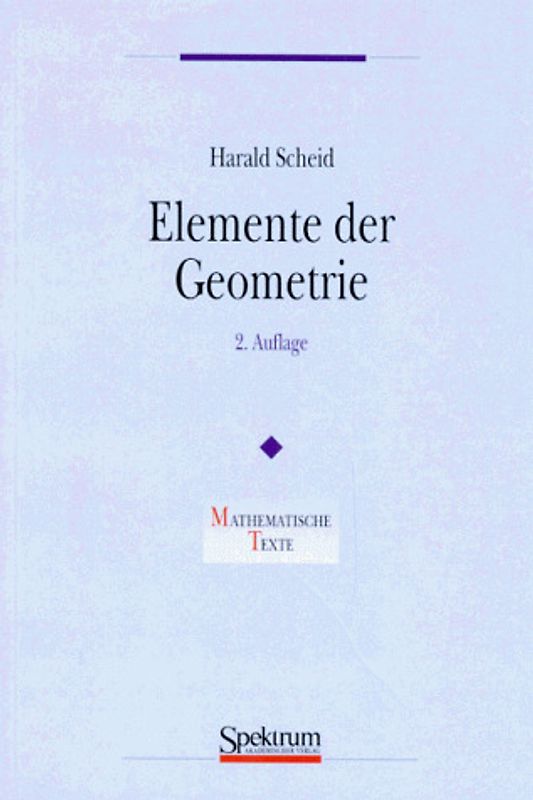 Elemente der Geometrie
