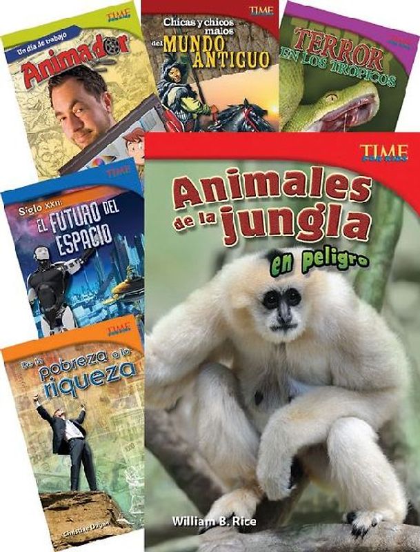 Time for Kids(r) Informational Text Grade 5 Spanish Set 3 10-Book Set