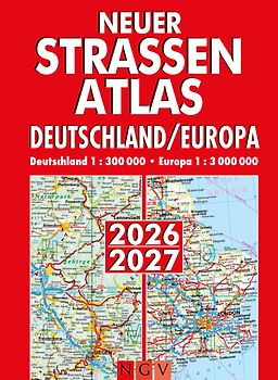 Neuer Straßenatlas Deutschland/Europa 2026/2027