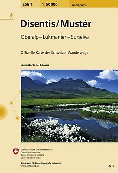 256T Disentis / Mustér Wanderkarte