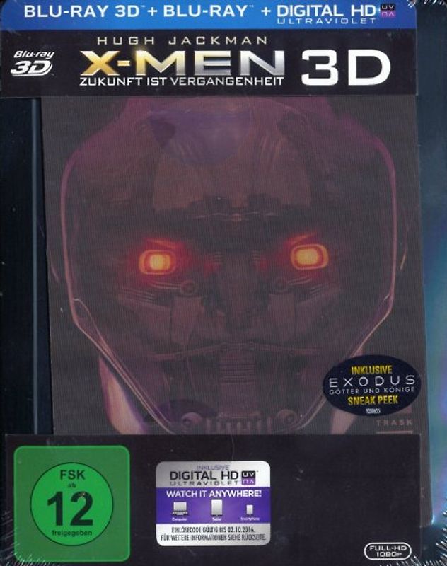 X-Men: Zukunft ist Vergangenheit [Limited Steelbook Edition, inkl. 3D Blu-ray, 2 CDs] 3D Blu-ray Disc