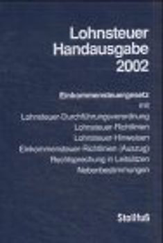 Lohnsteuer Handausgabe 2002