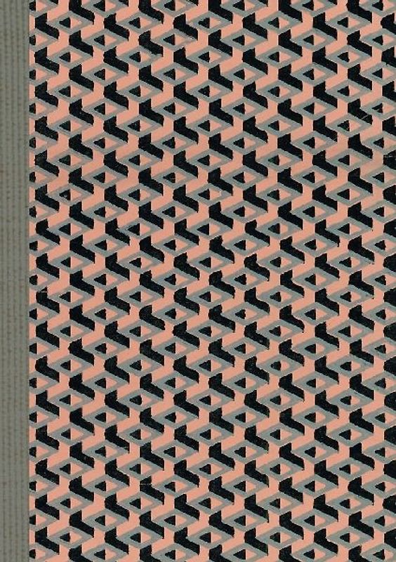 Carnet Blanc, Motif Trompe-l'Oeil, Papier Peint 18e