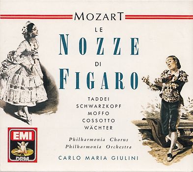 Philharmonia Orchestra and Chorus - Carlo Maria Giulini: Wolfgang Amadeus Mozart - Le Nozze di Figaro [2 CDs]
