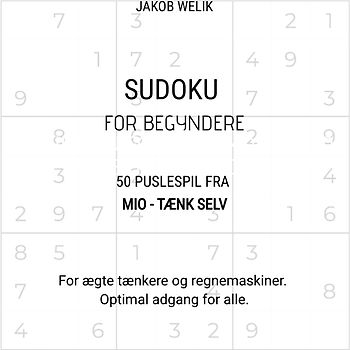 Sudoku for begyndere - 50 puslespil fra Mio - tænk selv