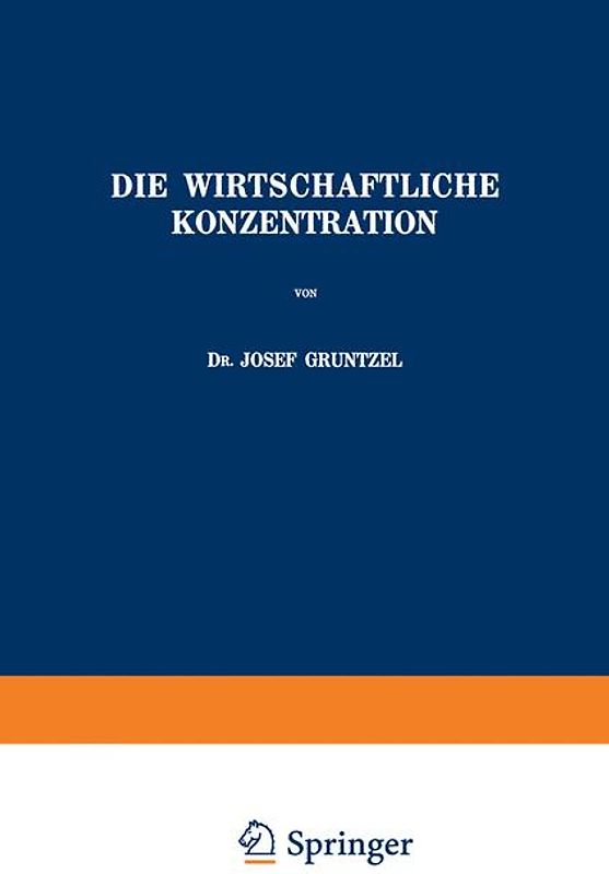 Die Wirtschaftliche Konzentration