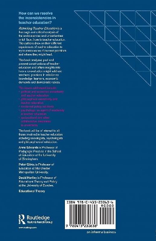 Rethinking Teacher Education