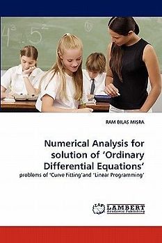 Numerical Analysis for solution of ¿Ordinary Differential Equations''