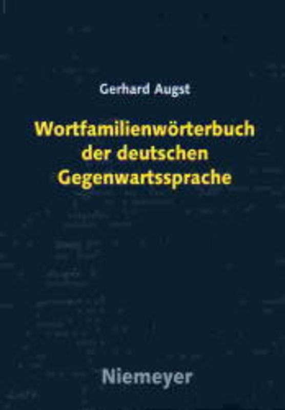 Wortfamilienwörterbuch der deutschen Gegenwartssprache