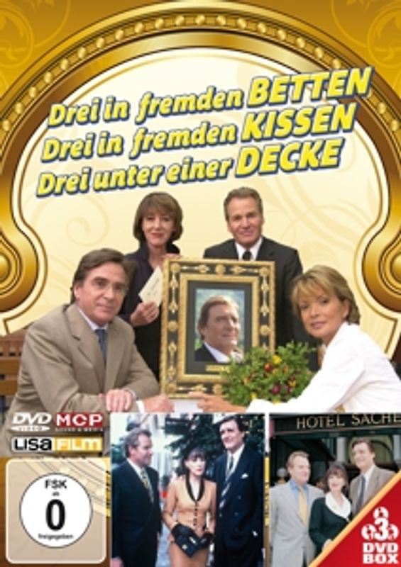 Drei in fremden Betten-Kissen-Decken DVD