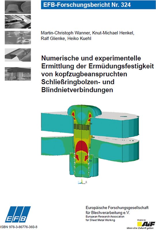 Numerische und experimentelle Ermittlung der Ermüdungsfestigkeit von kopfzugbeanspruchten Schließringbolzen- und Blindnietverbindungen