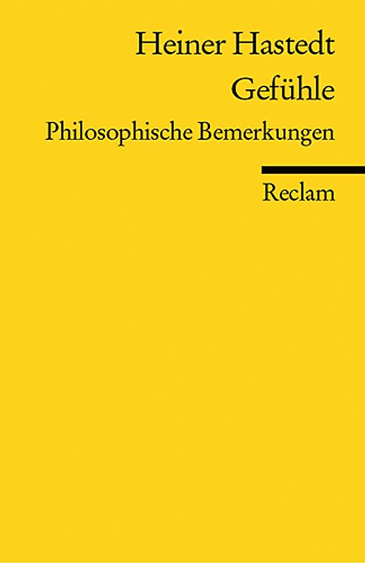 Gefühle. Philosophische Bemerkungen