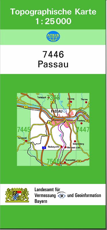 TK25 7446 Passau