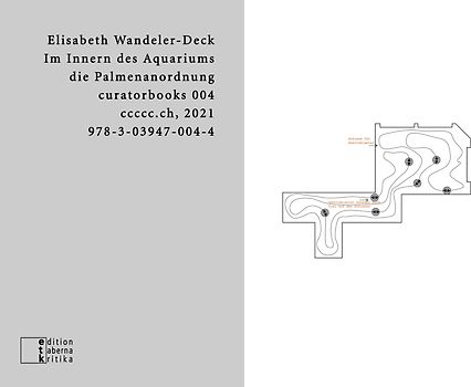 Im Innern des Aquariums die Palmenanordnung