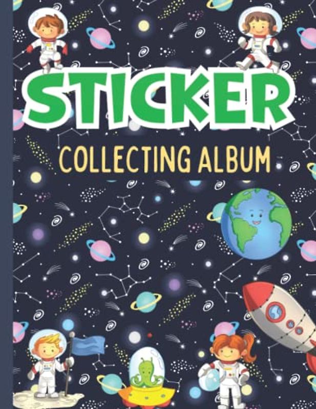 Sticker Collecting Album: My Favorite Sticker Book Blank Sticker Album For Collecting Stickers For Boys & Girls, Reusable Sticker Collection Album for Kids