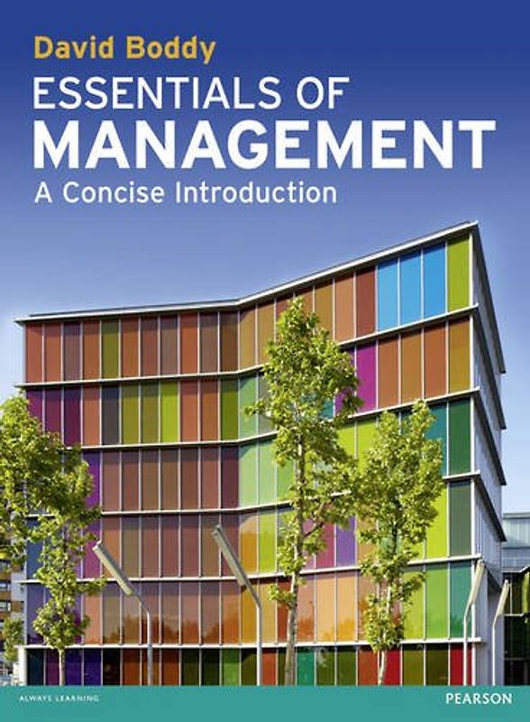 Essentials of Management: A Concise Introduction - Boddy, David