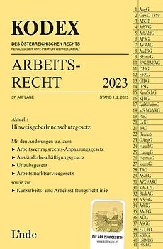 KODEX Arbeitsrecht 2023