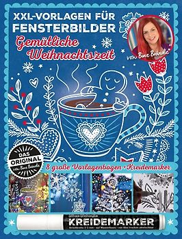 XXL Vorlagen für Fensterbilder, Gemütliche Weihnachtszeit von Bine Brändle, Das Orginal