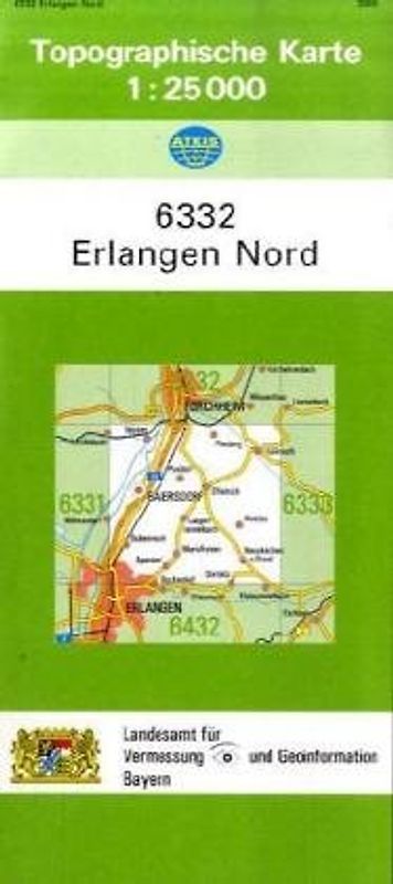 TK25 6332 Erlangen Nord