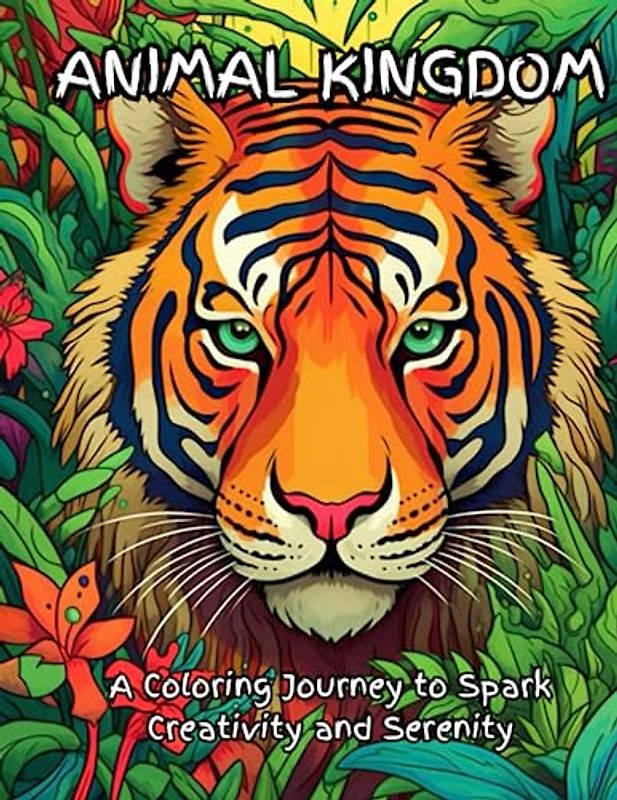 Animal Kingdom: A Coloring Journey to Spark Creativity and Serenity: Unleash Your Imagination and Embrace the Joy of Coloring