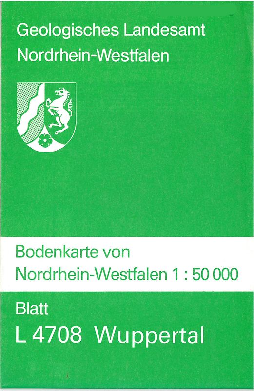 Bodenkarten von Nordrhein-Westfalen 1:50000 / Wuppertal