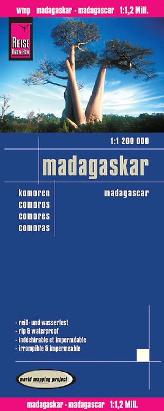 Reise Know-How Landkarte Madagaskar (1:1.200.000)