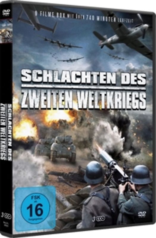 Schlachten des 2.Weltkriegs Kriegsfilm Box DVD