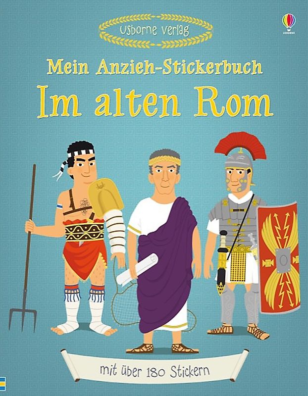 Mein Anzieh-Stickerbuch: Im alten Rom