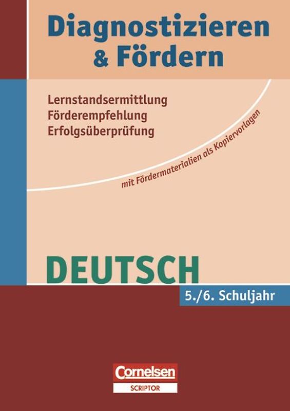 Diagnostizieren und Fördern - Kopiervorlagen - Deutsch / 5./6. Schuljahr - Kopiervorlagen