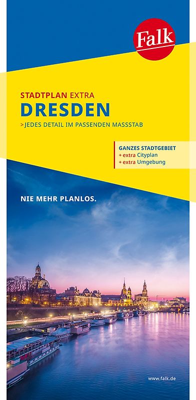Falk Stadtplan Extra Dresden 1:20.000