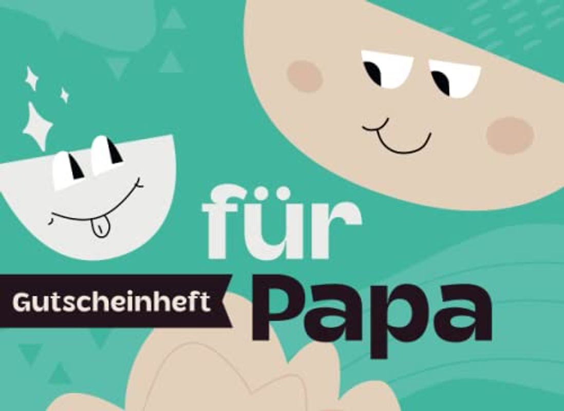 Gutscheinheft für Papa: Das Gutscheinbuch zum selbst ausfüllen | Mit 20 farbenfrohen Blanko-Gutscheinen