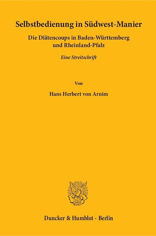 Selbstbedienung in Südwest-Manier.