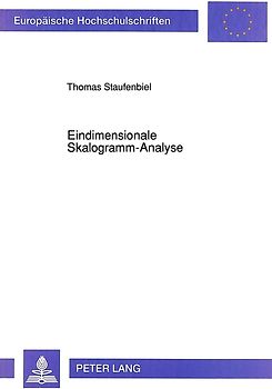 Eindimensionale Skalogramm-Analyse
