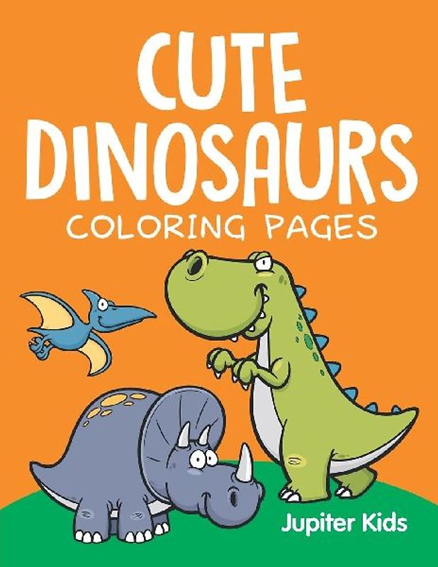 Cute Dinosaurs (Coloring Pages)