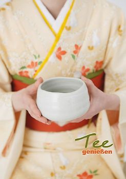 Tee genießen (Tischaufsteller DIN A5 hoch)