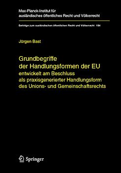 Grundbegriffe der Handlungsformen der EU