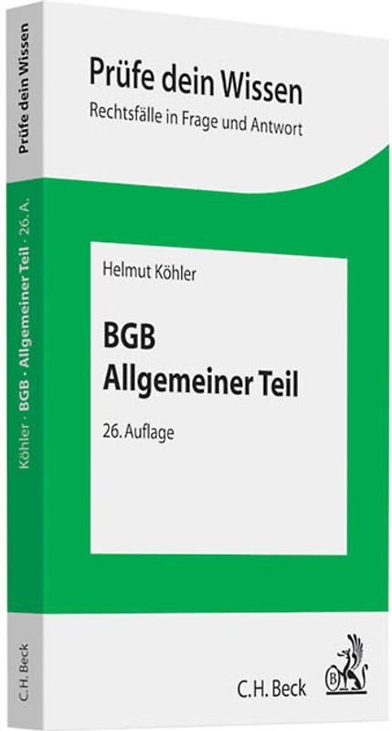 BGB Allgemeiner Teil